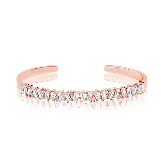 ANTELLA armband vita Zirkoner (rosé)
