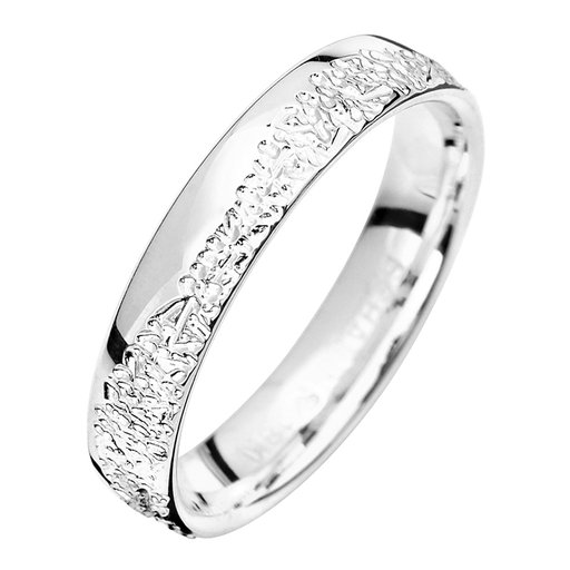 Förlovningsring i äkta silver 4mm, 64