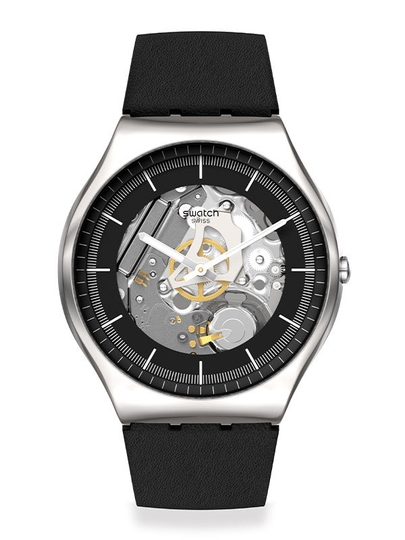 SWATCH Black Skeleton