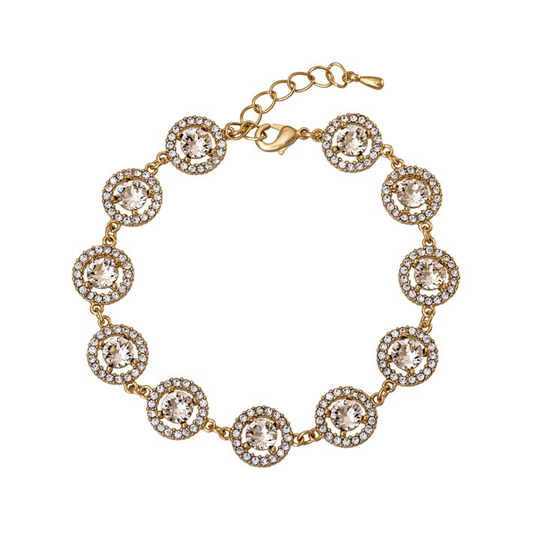 Miranda armband - Light silk