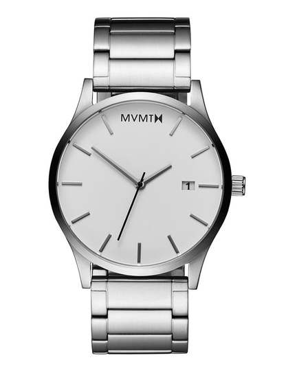 MVMT Classic White Silver 45mm