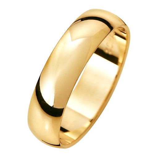 Förlovningsring i 18K guld 5mm, 70