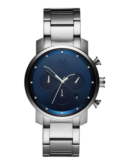 MVMT Chrono Navy Silver 40mm