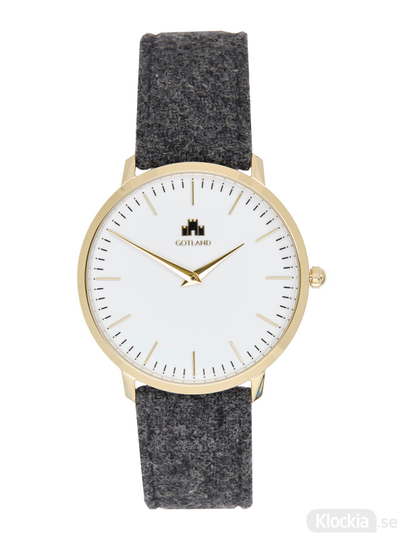 GotlandsKlockan Guld/Vit 40mm