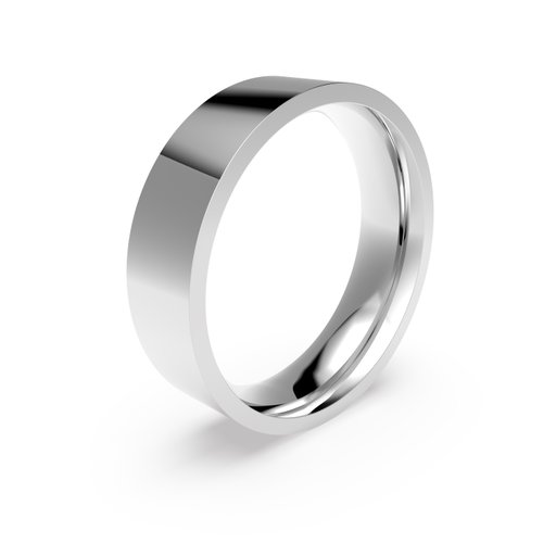 Förlovningsring i platina 6mm, 47
