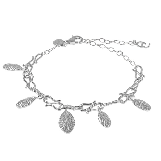 Lingonberry brace armband Silver