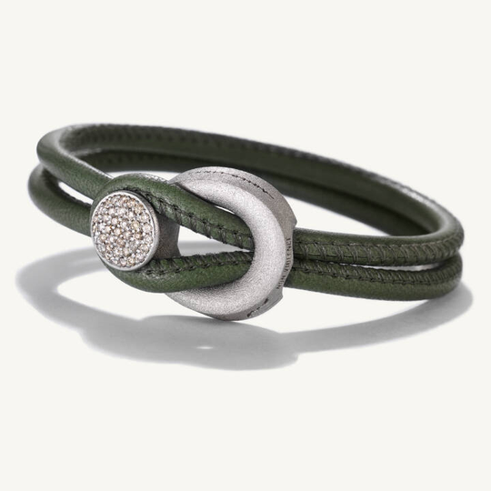 Changes Leather Diamond Green