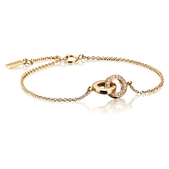 You & Me Armband Guld 15-19 cm