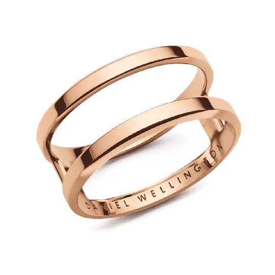 Daniel Wellington DW Elan Dual Ring 19.1MM Roséguld