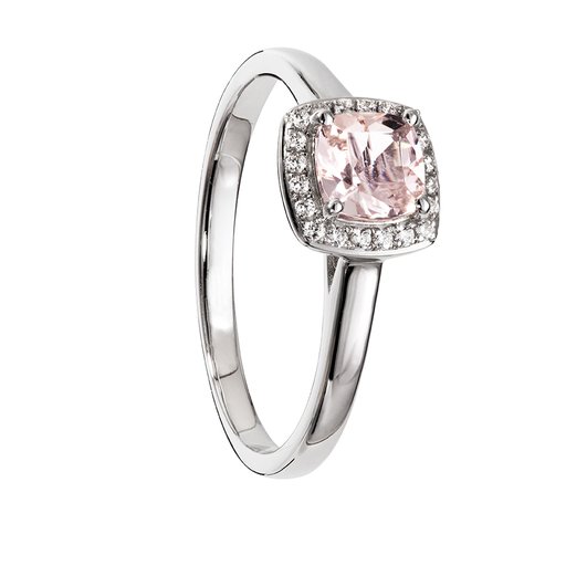 Diamantring i 18K guld, 19.0