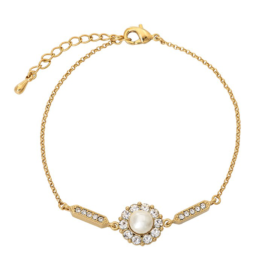 Miss Sofia pearl armband - Ivory