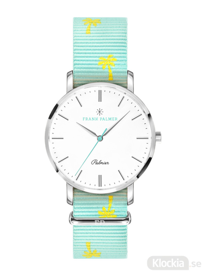 Frank Palmer Palmier Steel Case Light Blue Nato