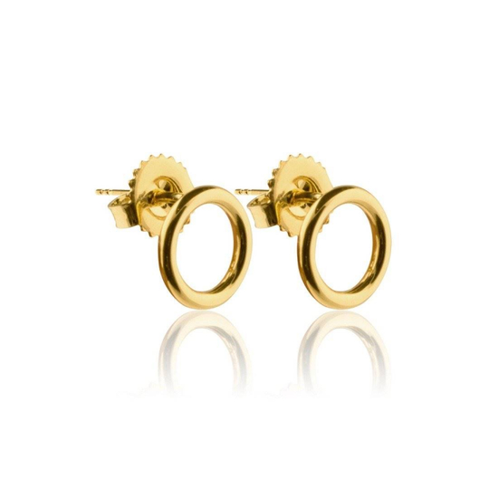 Circle Studs örhänge (guld)