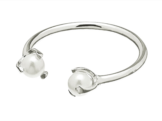 Pearl small ring ONE SIZE Silver