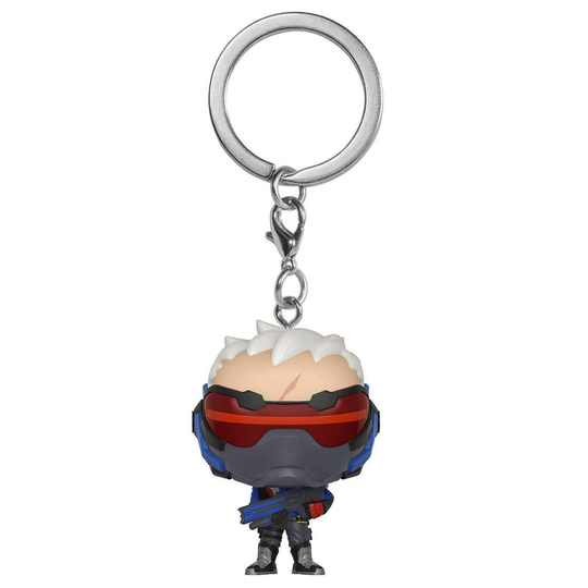 Overwatch, Pocket Pop! - Nyckelring - Soldier 76