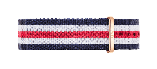 Daniel Wellington DW Band Classic Canterbury 18mm Roséguld