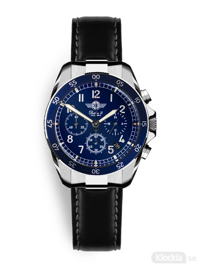 MALM Dalton 2 Blue Chronograph 41 Black Officer