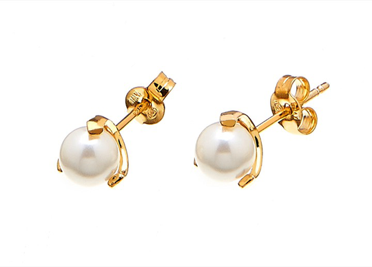 Pearl small stud örhänge Guld