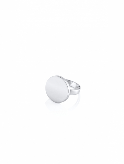 Disc Ring Silver