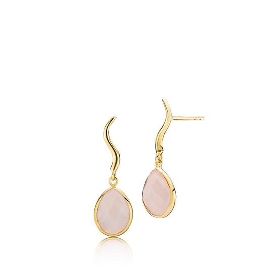 MARIE Örhänge PINK Guld