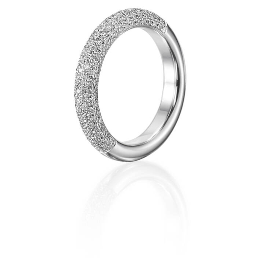 Million Stars Ring Vitguld