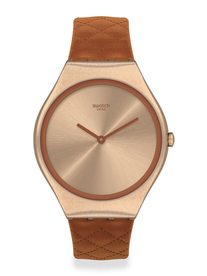 SWATCH Brown Quilted