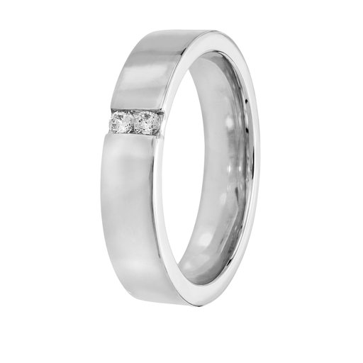 Diamantring i 18K guld, 20.5