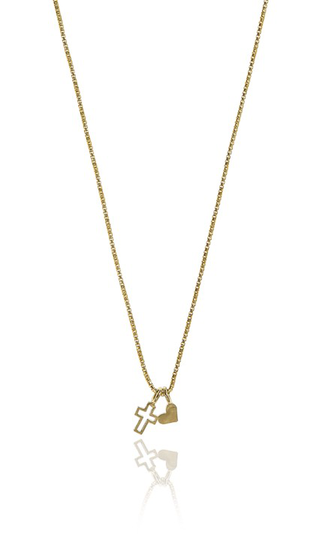 Trust pendant halsband Guld 42-47 cm