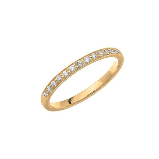 Diamantring i 18K guld, 63