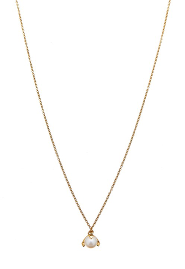 Pearl short halsband Guld 42-47 cm