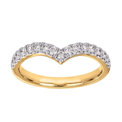 Diamantring 18K guld, 17.5