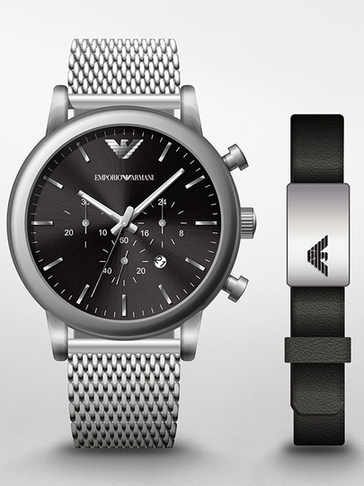 Emporio Armani Chronograph 46mm Gift Set