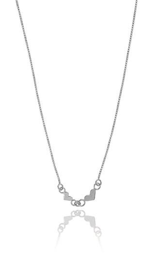 Love halsband Silver 40-45 cm