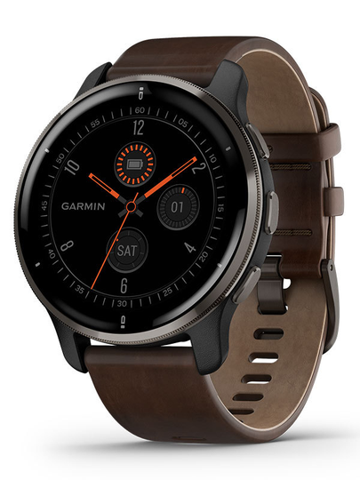 Garmin Venu 2 Plus - Skiffergrå Infattning i rostfritt stål med skiffergrå boett
