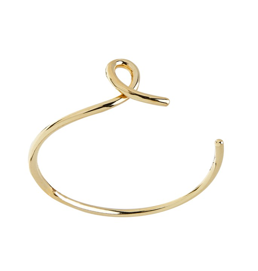 Loop bangle brace armband guld
