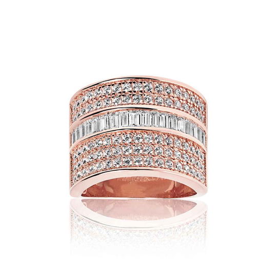 CORTE GRANDE ring vita Zirkoner (silver)