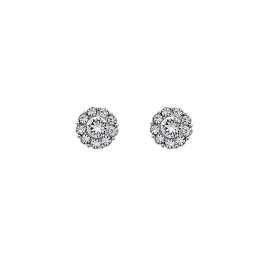 Petite Miss Sofia örhängen - Crystal (silver)
