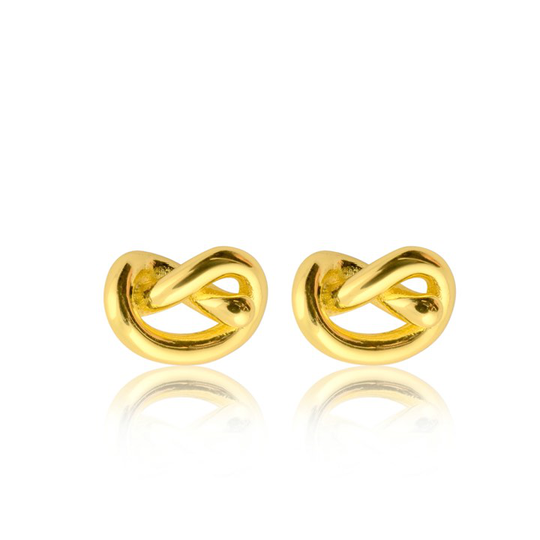 Knot Studs örhänge (guld)