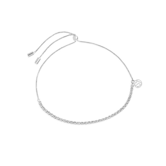 ELLERA TENNIS armband vita Zirkoner (silver)