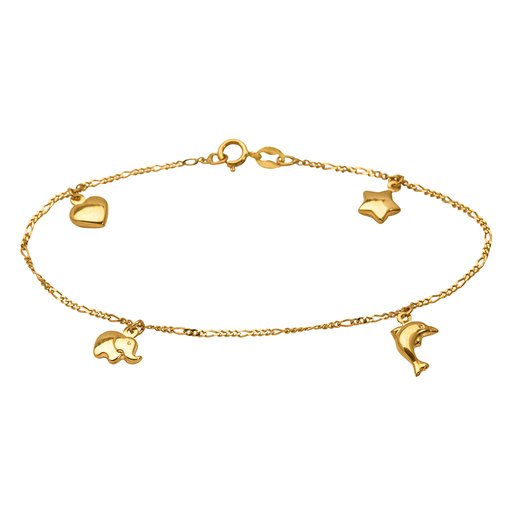 Armband i 18K guld 16cm