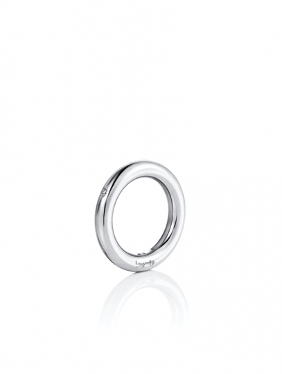 One Love & Stars Ring Vitguld