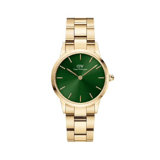 Daniel Wellington DW Klocka Iconic Link Emerald 28mm Gold