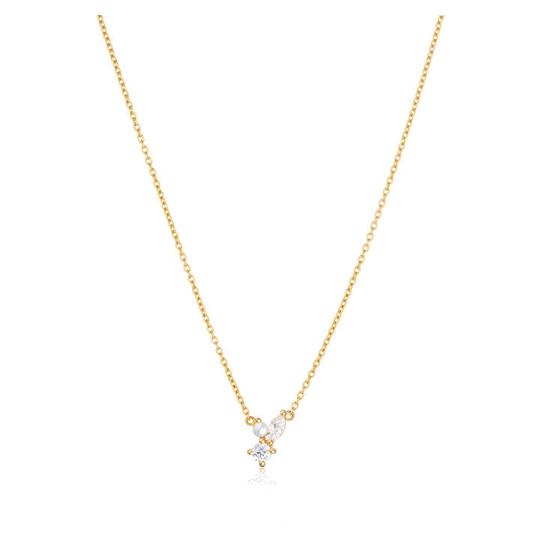 ADRIA TRE PICCOLO NECKLACE Guld