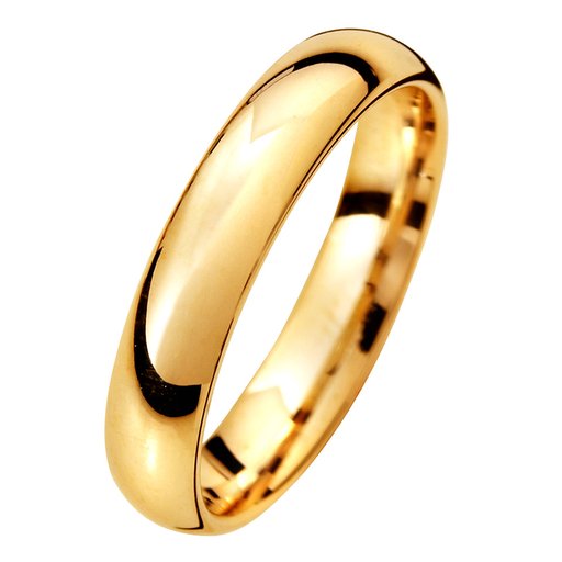 Förlovningsring i 18K guld 4mm, 60
