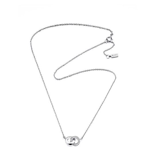 You & Me Halsband Vitguld