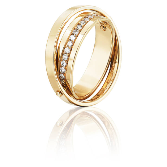 Two Of Us & Stars Ring Guld