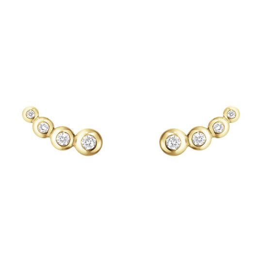 AURORA SMALL EARCUFF Örhänge Guld Diamant 0.12 ct