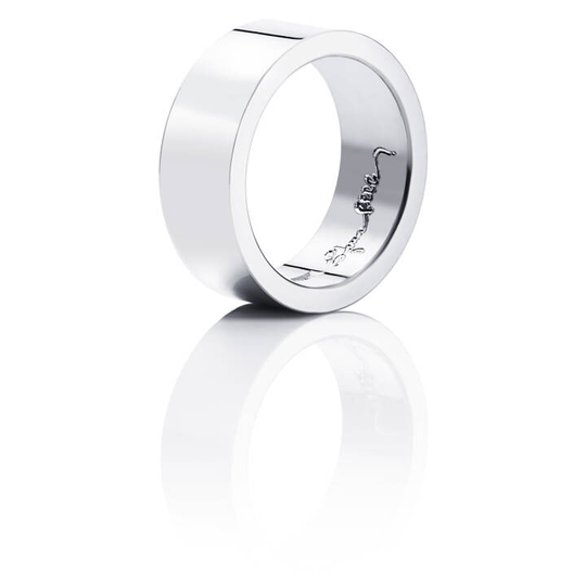 7½ Ring Vitguld