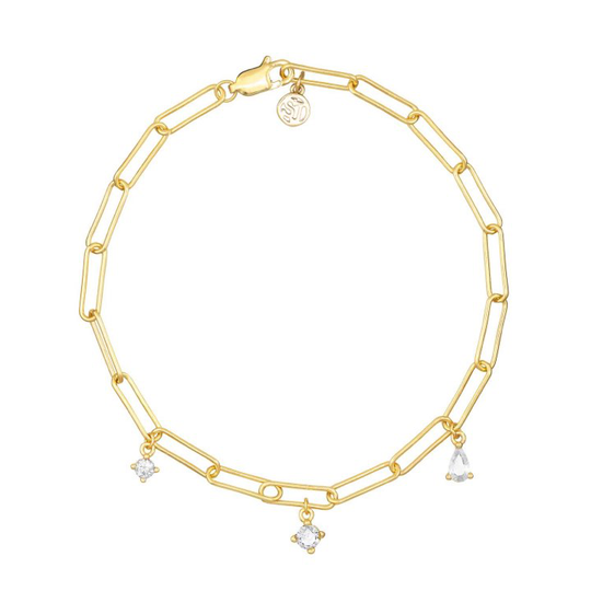 RIMINI armband Vita Zirkonia (guld)