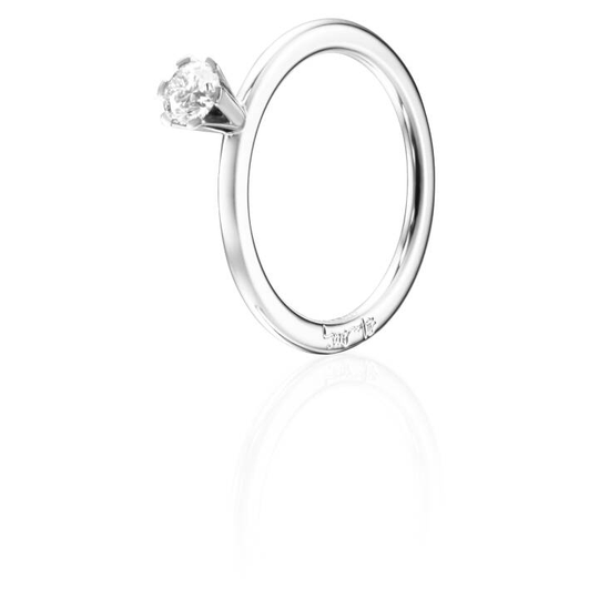 High On Love 0.30 ct diamant Ring Vitguld
